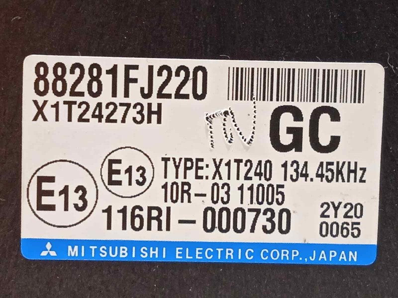 Recambio de centralita confort para subaru impreza g13 1.6 cat referencia OEM IAM 88281FJ220  