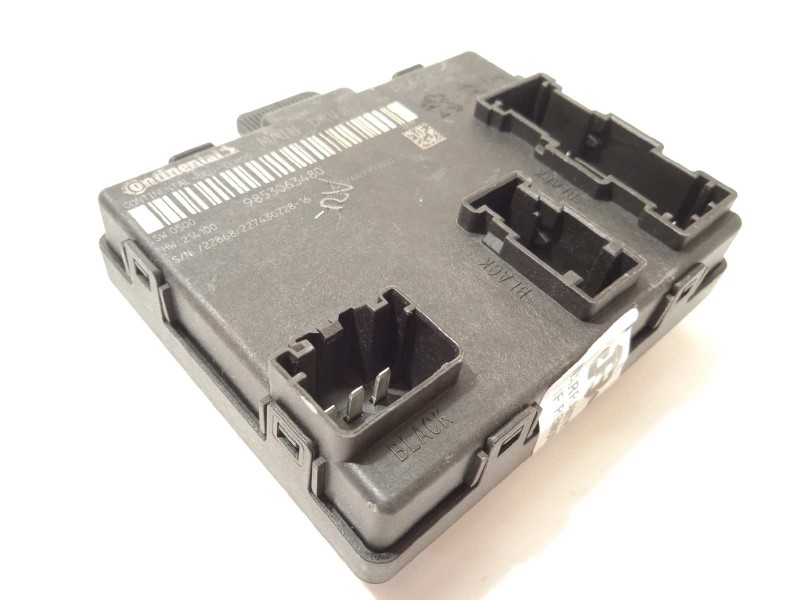 Recambio de centralita confort para peugeot 308 1.6 allure hybrid referencia OEM IAM 9853063480  