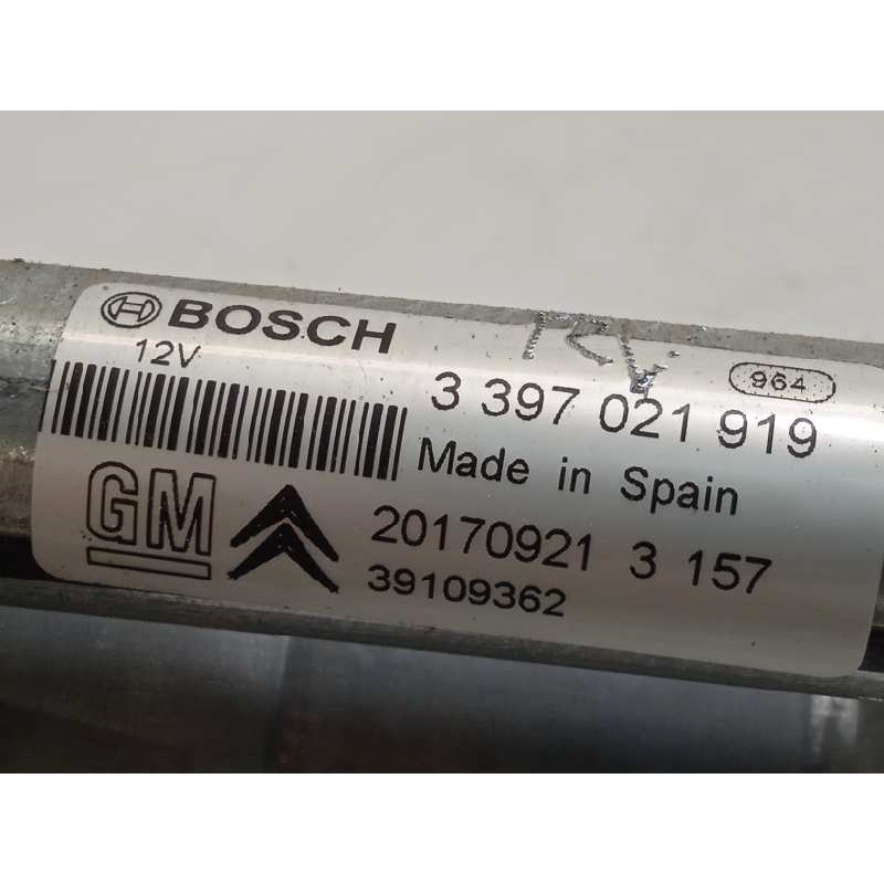 Recambio de motor limpia delantero para citroën c3 aircross feel referencia OEM IAM 39109362  3397021919