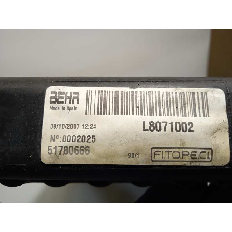 Recambio de radiador agua para peugeot bipper 1.4 hdi referencia OEM IAM 51780666  1330T9