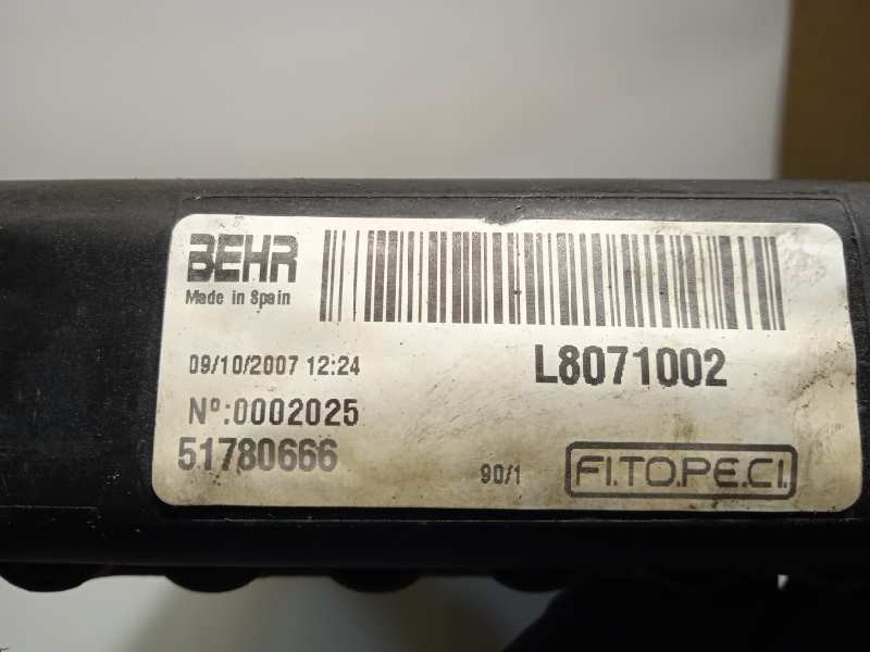 Recambio de radiador agua para peugeot bipper 1.4 hdi referencia OEM IAM 51780666  1330T9