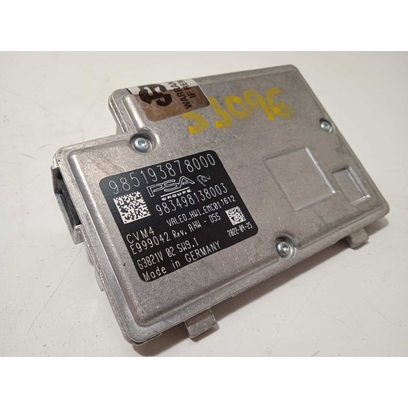 Recambio de modulo electronico para peugeot 308 1.6 allure hybrid referencia OEM IAM 9851938780  1681927380
