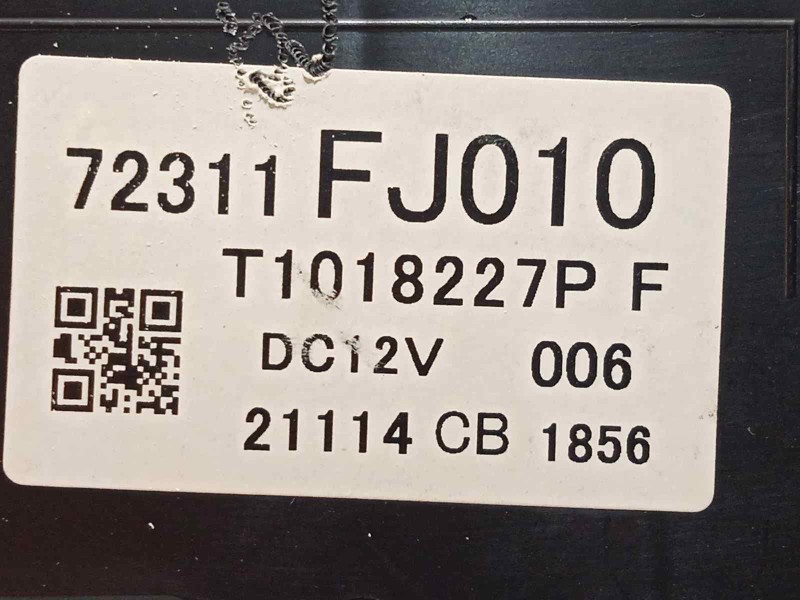 Recambio de mando climatizador para subaru impreza g13 1.6 cat referencia OEM IAM 72311FJ010  
