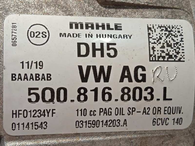 Recambio de compresor aire acondicionado para seat ateca (kh7) style referencia OEM IAM 5Q0816803L  