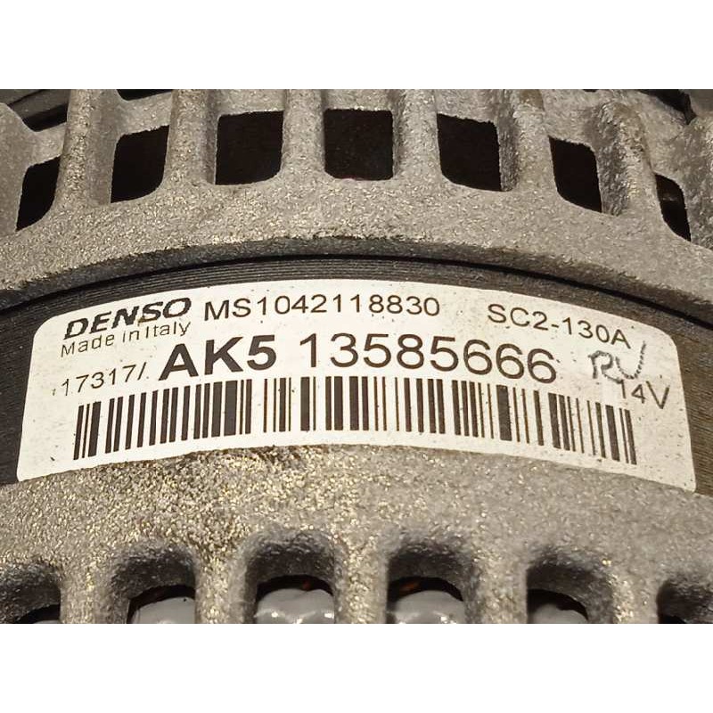 Recambio de alternador para opel corsa e 1.4 referencia OEM IAM 13585666  MS1042118830