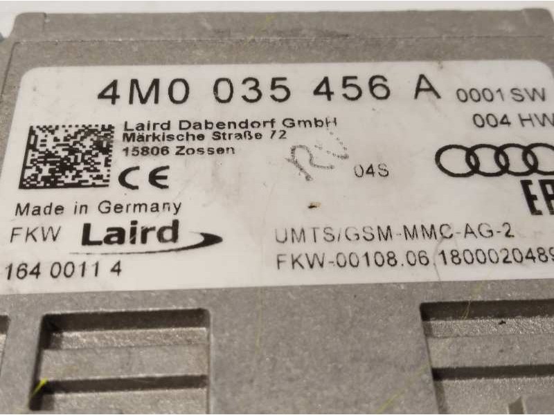 Recambio de modulo electronico para seat arona 1.0 tsi referencia OEM IAM 4M0035456A  