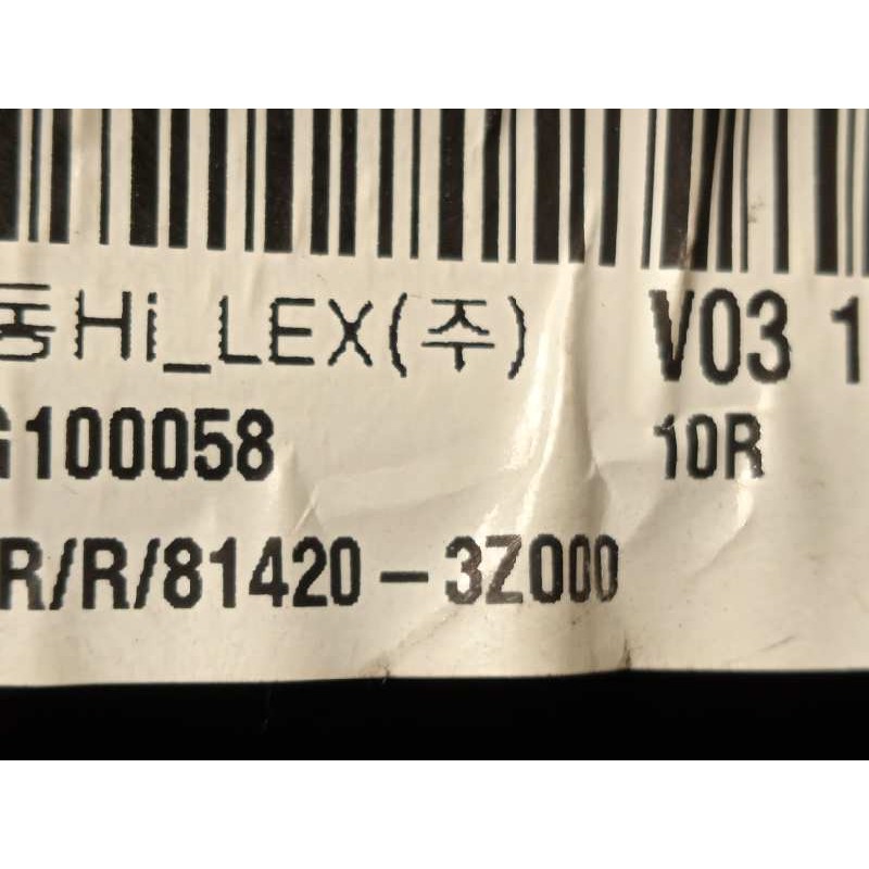 Recambio de elevalunas trasero derecho para hyundai i40 style referencia OEM IAM 814203Z000  834603Z010