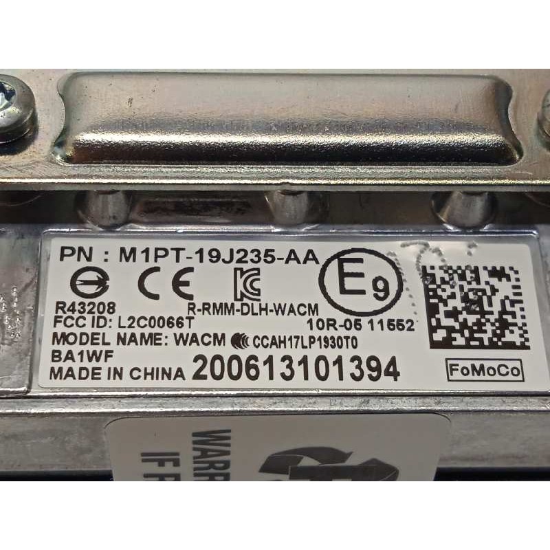 Recambio de modulo electronico para ford kuga titanium referencia OEM IAM M1PT19J235AA  2438234