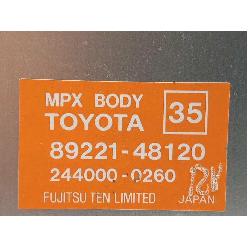 Recambio de modulo electronico para lexus rx300 (mcu15) 3.0 v6 24v cat referencia OEM IAM 8922148120  2440000260