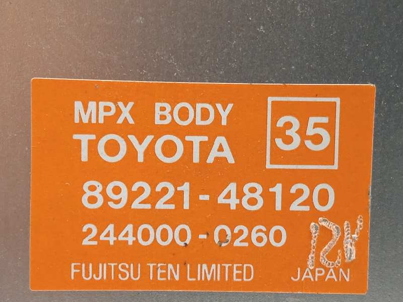 Recambio de modulo electronico para lexus rx300 (mcu15) 3.0 v6 24v cat referencia OEM IAM 8922148120  2440000260