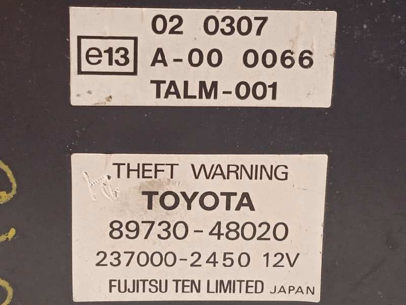 Recambio de modulo electronico para lexus rx300 (mcu15) 3.0 v6 24v cat referencia OEM IAM 8973048020  2370002450