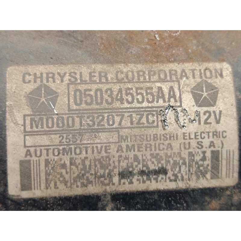 Recambio de motor arranque para jeep compass limited referencia OEM IAM 05034555AA  M000T32071ZC