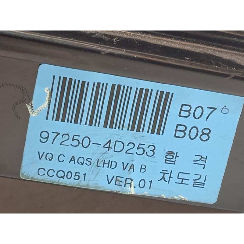 Recambio de mando climatizador para kia carnival 2.9 crdi vgt ex referencia OEM IAM 972504D253  