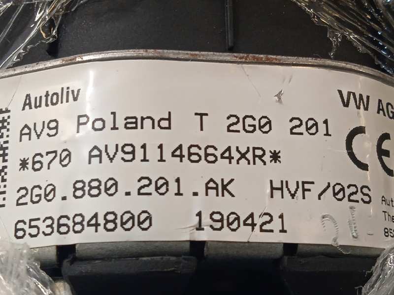 Recambio de airbag delantero izquierdo para volkswagen polo referencia OEM IAM 2G0880201AK  2G0880201AKHVF