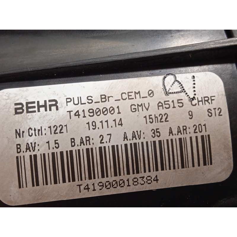 Recambio de motor calefaccion para citroën c3 tonic referencia OEM IAM T4190001  6441CR