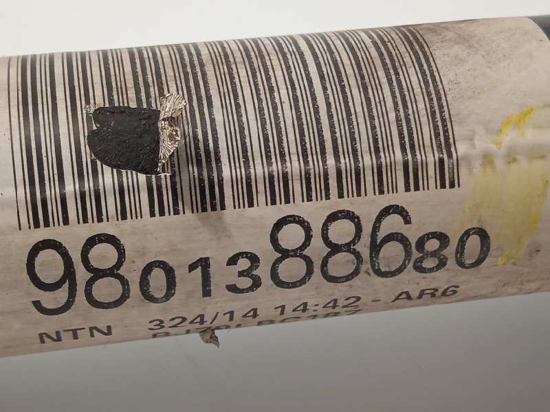 Recambio de transmision delantera derecha para citroën c3 tonic referencia OEM IAM 9801388680  