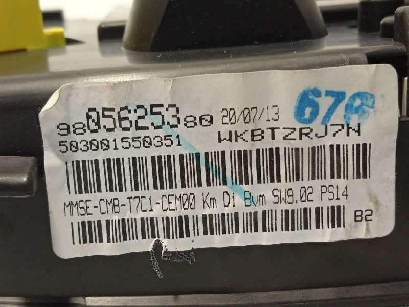 Recambio de cuadro instrumentos para peugeot 308 1.6 16v e-hdi fap referencia OEM IAM 9805625380  503001550351