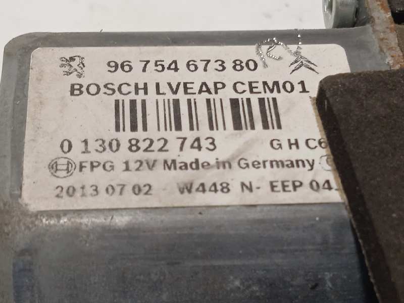 Recambio de elevalunas delantero derecho para peugeot 308 1.6 16v e-hdi fap referencia OEM IAM 9675467380  0130822743
