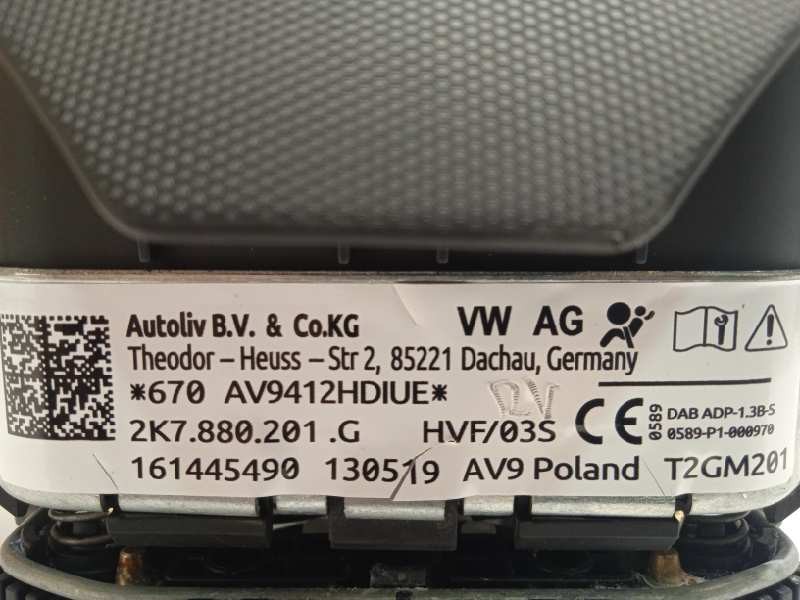Recambio de airbag delantero izquierdo para volkswagen caddy life referencia OEM IAM 2K7880201G  2K7880201GHVF