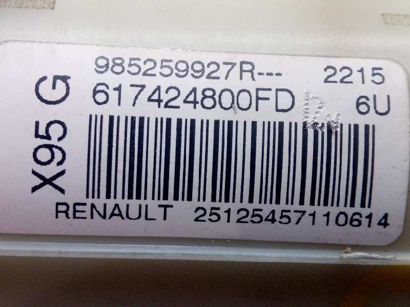 Recambio de airbag delantero derecho para renault scenic iii 1.6 dci diesel fap referencia OEM IAM 985259927R  