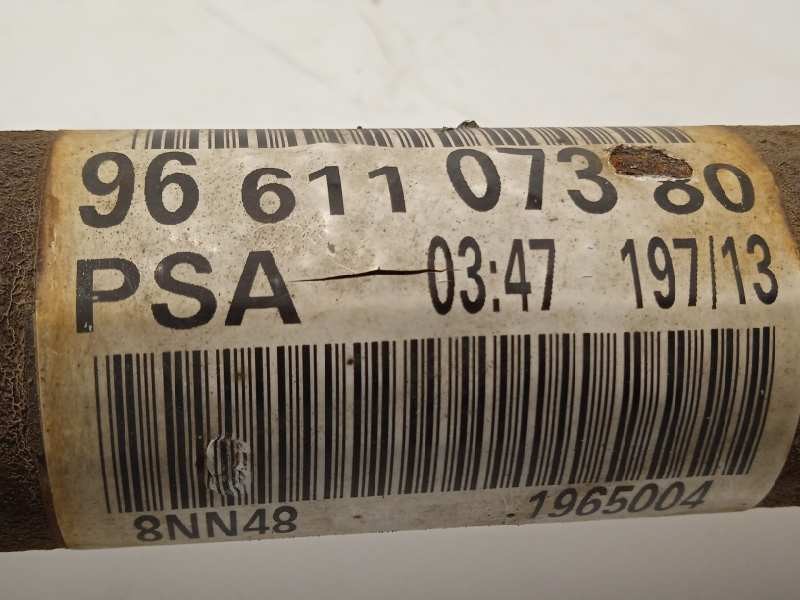 Recambio de transmision delantera izquierda para peugeot 308 1.6 16v e-hdi fap referencia OEM IAM 9661107380 8NN48 3272PZ