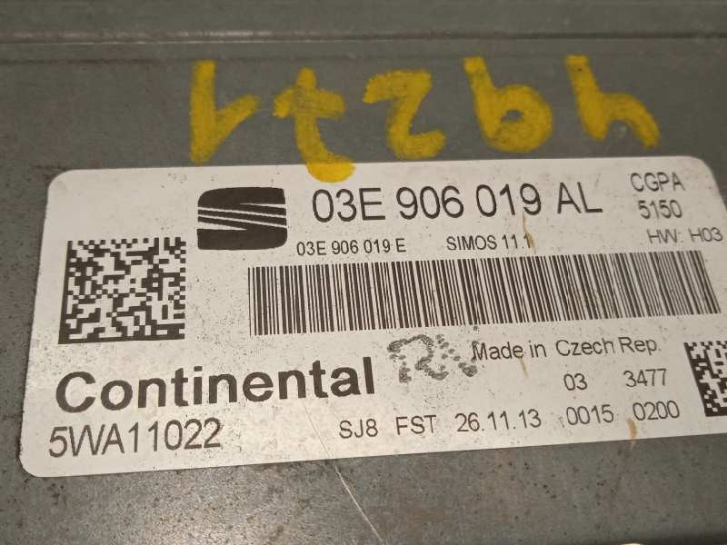 Recambio de centralita motor uce para seat ibiza (6j5) reference referencia OEM IAM 03E906019AL  5WA11022