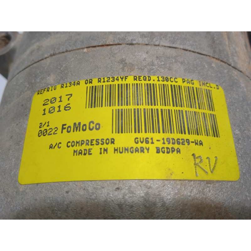 Recambio de compresor aire acondicionado para ford kuga (cbs) 2.0 tdci cat referencia OEM IAM GV6119D629WA  