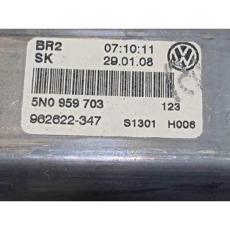 Recambio de elevalunas trasero izquierdo para volkswagen tiguan (5n1) +motion referencia OEM IAM 5N0839729F  5N0959703