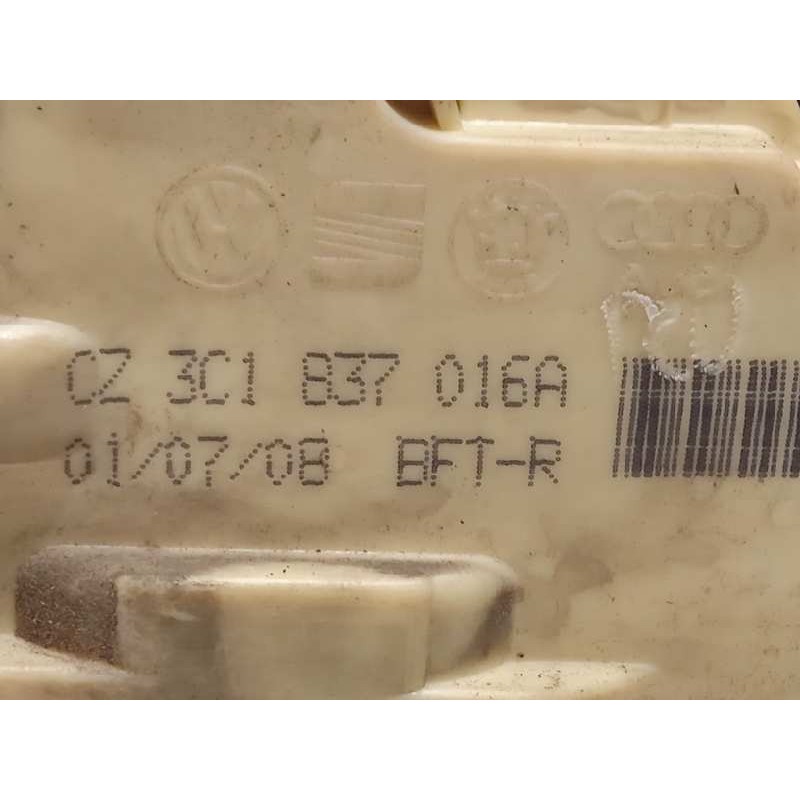 Recambio de cerradura puerta delantera derecha para volkswagen tiguan (5n1) +motion referencia OEM IAM 3C1837016A  