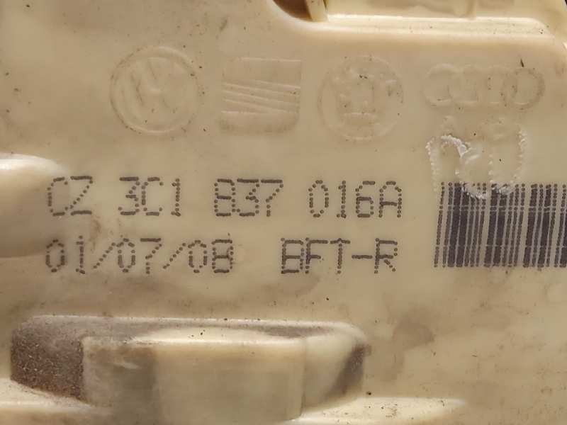 Recambio de cerradura puerta delantera derecha para volkswagen tiguan (5n1) +motion referencia OEM IAM 3C1837016A  