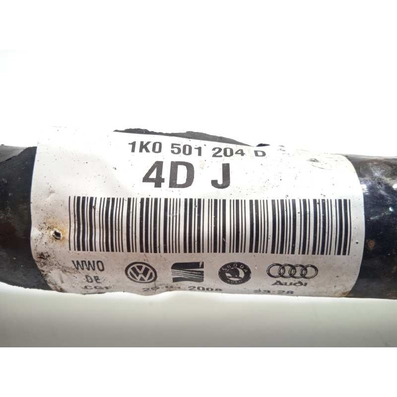 Recambio de transmision trasera derecha para volkswagen tiguan (5n1) +motion referencia OEM IAM 1K0501204D  