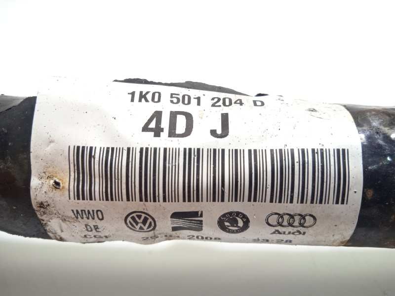 Recambio de transmision trasera derecha para volkswagen tiguan (5n1) +motion referencia OEM IAM 1K0501204D  