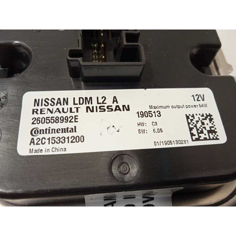Recambio de centralita led derecha para nissan juke (f16) acenta referencia OEM IAM 260558992E  A2C15331200