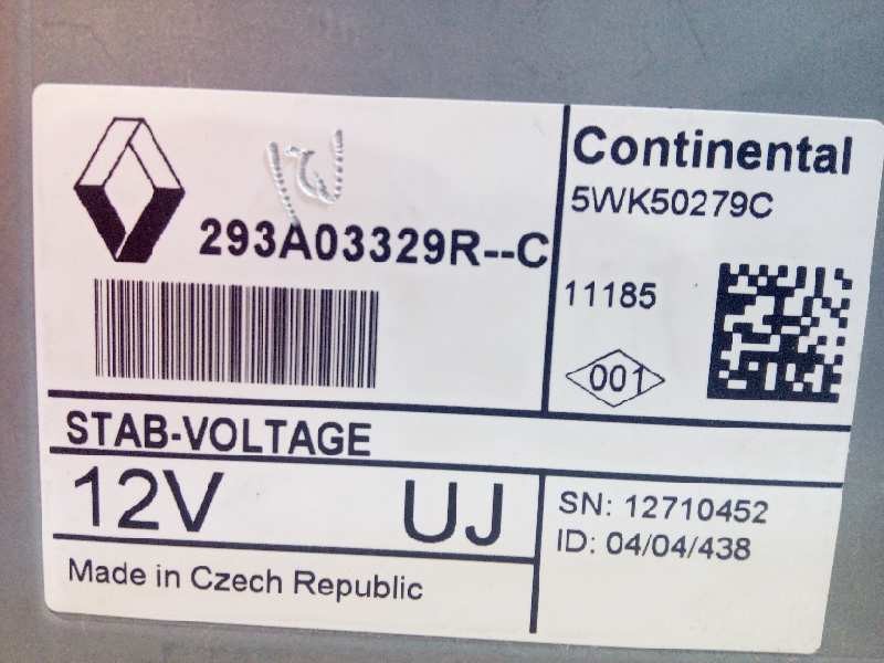 Recambio de modulo electronico para renault scenic iii 1.6 dci diesel fap referencia OEM IAM 293A03329R  5WK50279C