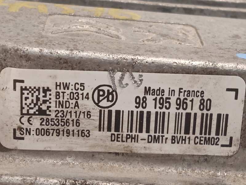 Recambio de modulo electronico para citroën c3 feel referencia OEM IAM 9819596180  