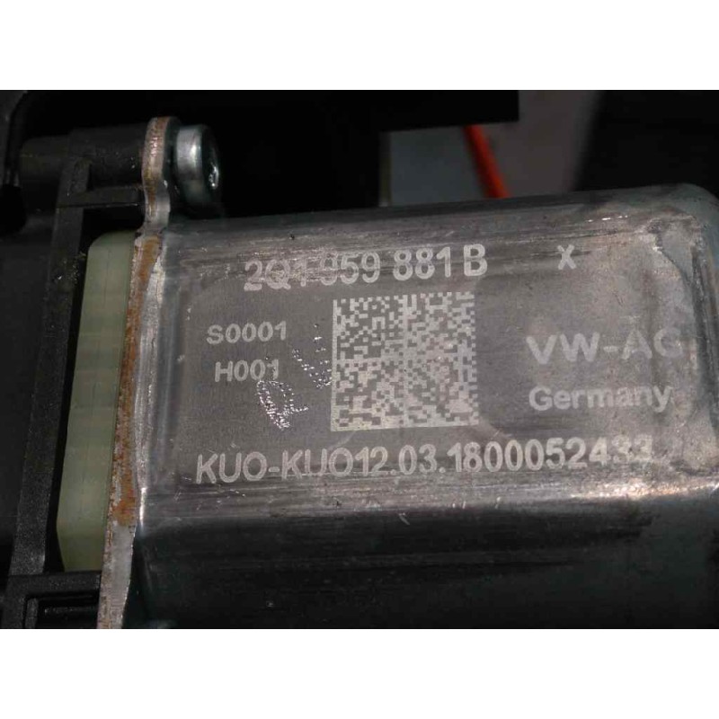 Recambio de elevalunas delantero izquierdo para volkswagen polo (aw) 1.0 tsi referencia OEM IAM 2G4837461B  2Q1959881B
