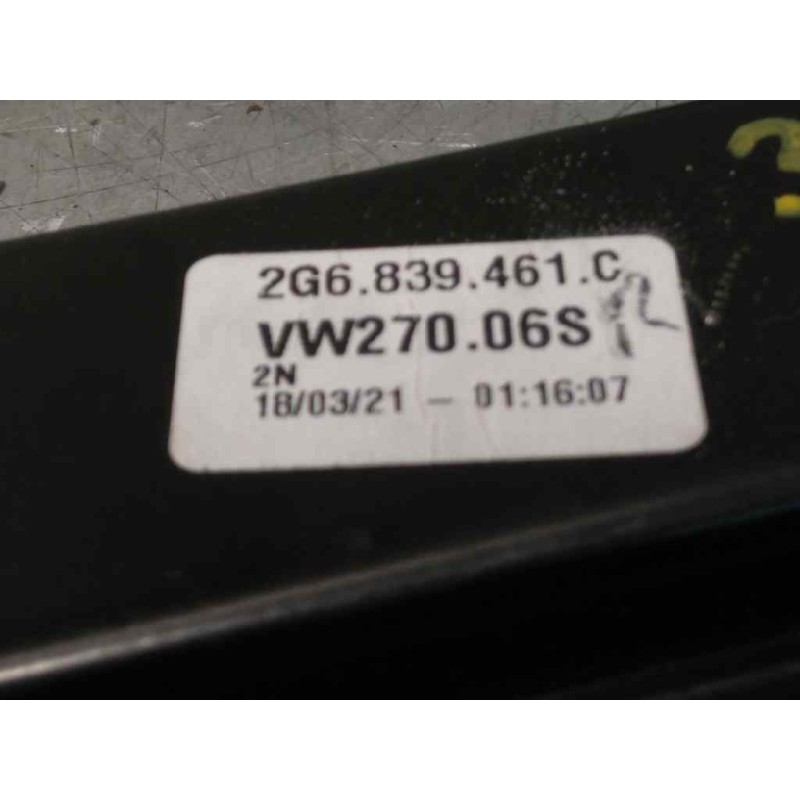 Recambio de elevalunas trasero izquierdo para volkswagen polo (aw) 1.0 tsi referencia OEM IAM 2G6839461C  5Q0959811D