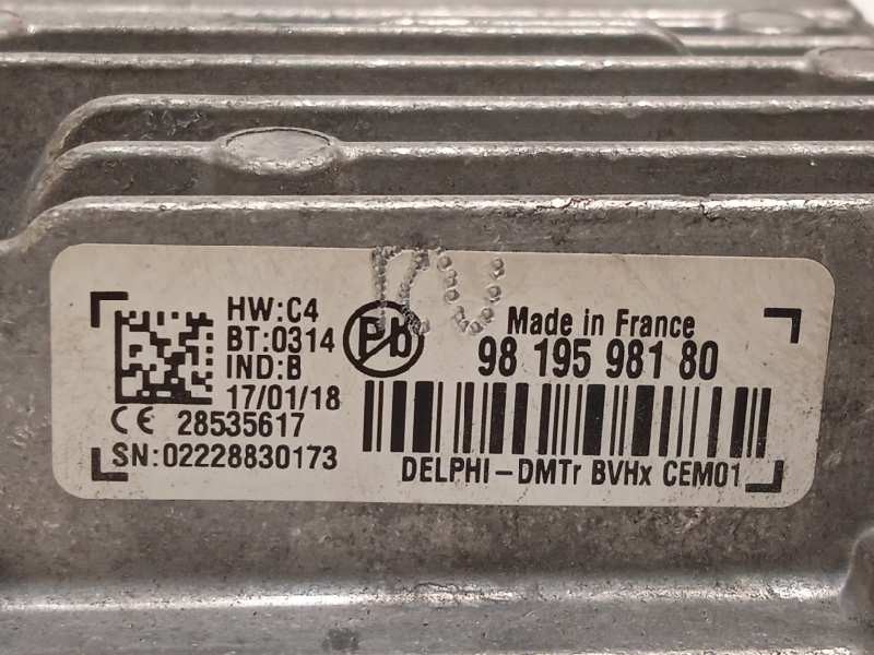 Recambio de modulo electronico para citroën c4 picasso referencia OEM IAM 9819598180  