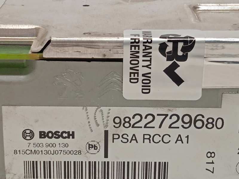 Recambio de sistema audio / radio cd para citroën c4 picasso referencia OEM IAM 9822729680 7503900130 1623788880