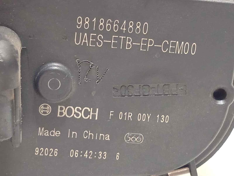 Recambio de caja mariposa para citroën c5 aircross shine referencia OEM IAM 9818664880  F01R00Y130