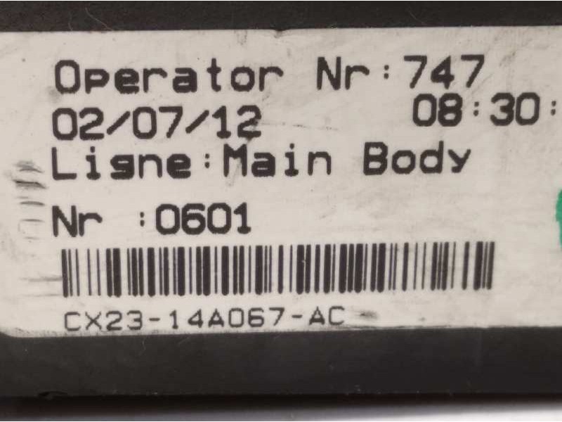 Recambio de modulo electronico para jaguar xf 2.2 diesel referencia OEM IAM CX2314A067AC  