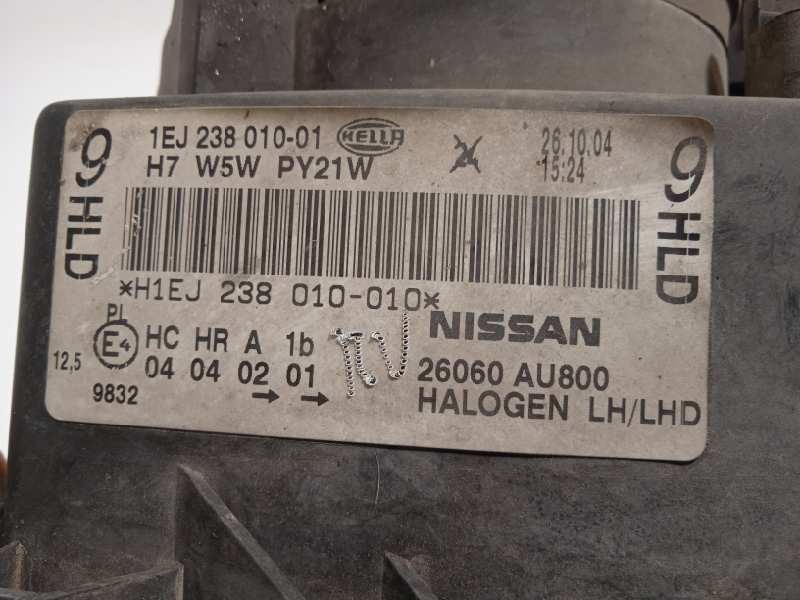 Recambio de faro izquierdo para nissan primera berlina (p12) acenta referencia OEM IAM 26060AU800 26060AU80B 1EJ23801001