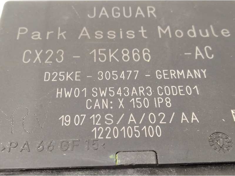 Recambio de modulo electronico para jaguar xf 2.2 diesel referencia OEM IAM CX2315K866AC  D25KE305477