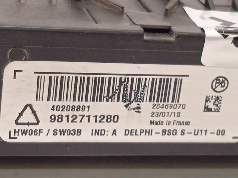 Recambio de modulo electronico para citroën c4 picasso referencia OEM IAM 9812711280  