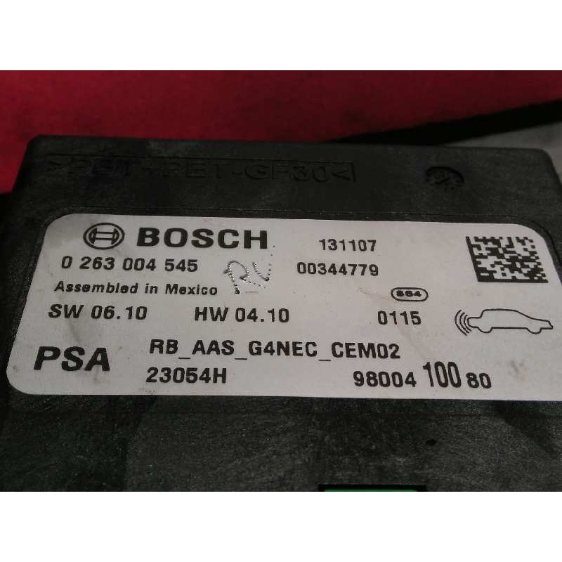 Recambio de modulo electronico para citroën c4 lim. exclusive referencia OEM IAM 9800410080  0263004545