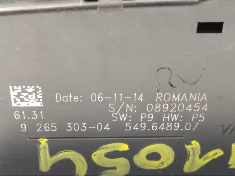 Recambio de mando luces para bmw serie 4 gran coupe (f36) 2.0 referencia OEM IAM 61319265303  549648907