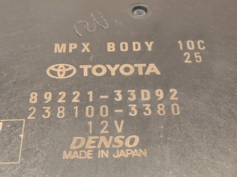 Recambio de modulo electronico para lexus es 300h referencia OEM IAM 8922133D92  2381003380