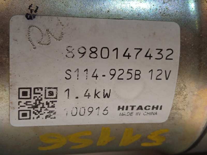 Recambio de motor arranque para opel astra j sports tourer cosmo referencia OEM IAM 8980147432  S114925B