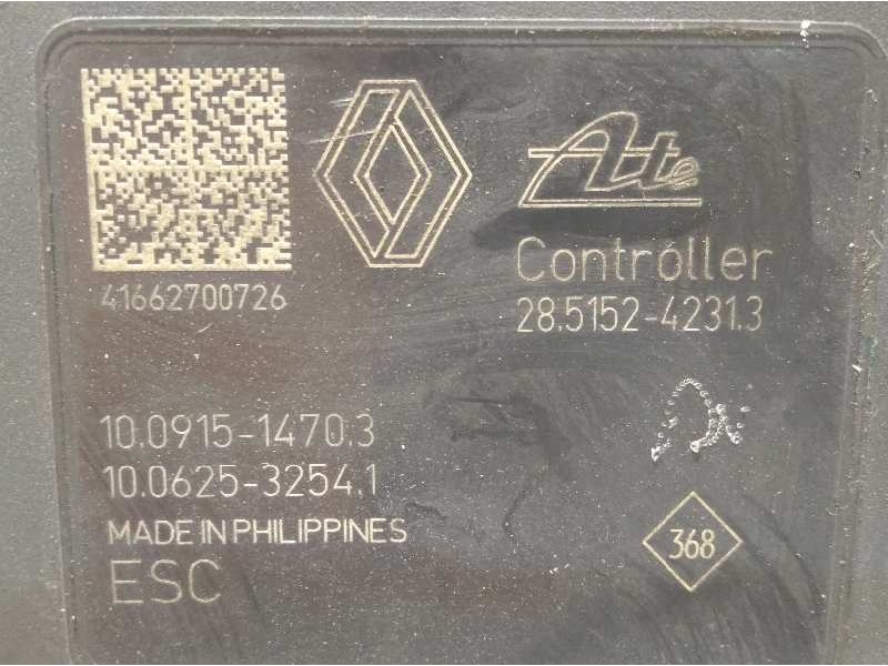 Recambio de abs para renault megane iv berlina 5p tech road referencia OEM IAM 476604349R 28515242313 10022007284