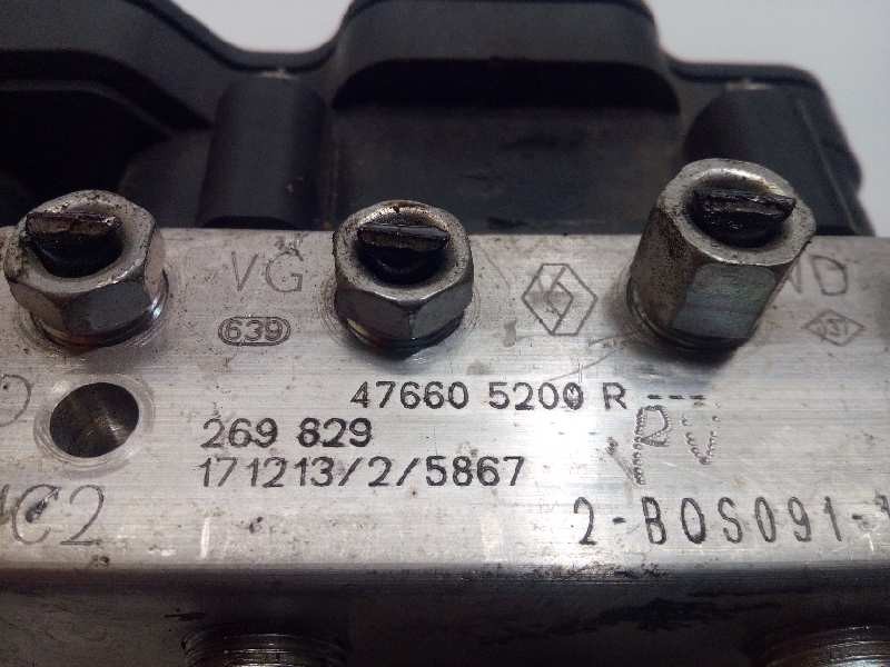 Recambio de abs para renault kadjar zen referencia OEM IAM 476605200R 0265956527 269829